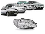 Farol fiat palio siena estrada g3 2003 ate 2012 cromado le Farol fiat palio siena estrada g3 2003 ate 2012 cromado le
