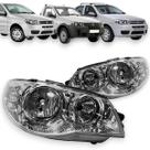 Farol fiat palio siena strada g3 2004 a 2016 cromado direito