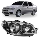 Farol fiat palio siena strada g3 cromado canhao negro le