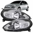 Farol Fiat Punto Máscara Cromada 2012 A 2017