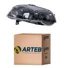 Farol Fiat Strada 2011 Foco Duplo Mascara Negra Direito Arteb