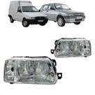 Farol Fiat Uno Fiorino 2004 a 2013 Cromado Arteb Direito Farol Fiat Uno Fiorino 2004 a 2013 Cromado Arteb Direito