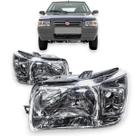 Farol Fiat Uno Fiorino Cromado 2004 A 2013 Esquerdo Farol Fiat Uno Fiorino Cromado 2004 A 2013 Esquerdo