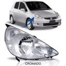 Farol Fit Cromado 2003 2004 2005 06 2007 2008 Direito