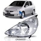 Farol Fit Cromado 2003 2004 2005 06 2007 2008 Esquerdo
