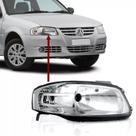 Farol Foco Simples Cromado VW Gol Parati Saveiro G4 Direito Farol Foco Simples Cromado VW Gol Parati Saveiro G4 Direito
