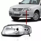 Farol Foco Simples Cromado VW Gol Parati Saveiro G4 Esquerdo Farol Foco Simples Cromado VW Gol Parati Saveiro G4 Esquerdo