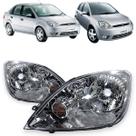 Farol ford fiesta 2003 2004 2005 2006 2007 direito cromado