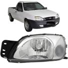Farol ford fiesta courier 2006 a 2007 cromada ld