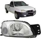 Farol ford fiesta courier 2007 a 2008 cromada le