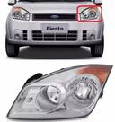 Farol Ford Fiesta Cromado Seta Ambar 2007 2008 2009 Esquerdo