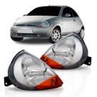 Farol ford ka 1997 a 2000 cromado pisca ambar