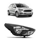Farol Ford Ka 2014 2015 2016 2017 2018 Mascara Negra Lado Direito
