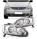 Farol Fox 2003 2004 2005 2006 2007 2008 2009 Cromado Foco Duplo