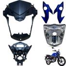 Farol Frontal Frente Cg Titan 160 Modelo 2016 Até 2021 Com Aranha do Painel