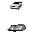 Farol Gm Astra 1999 2000 2001 2002 2003 Cromado Lado E