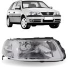 Farol gol g3 1999 até 2005 cromado com defletor esquerdo