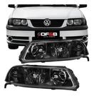 Farol Gol G3 99 00 01 02 03 04 05 Foco Duplo Mascara Negra