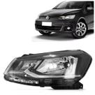 Farol Gol G7 Voyage G7 2016 2017 2018 Saveiro G7 2016 2017 2018 2019 LE friso cromado H4