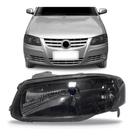 Farol Gol Parati Savairo G4 06 07 08 09 Mascara Negra (moldura preta) lado esquerdo (motorista)