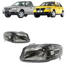 Farol Gol Parati Saveiro G4 2005 A 2008 Cromado Arteb Esquerdo