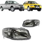 Farol Gol Parati Saveiro G4 2005 A 2008 Cromado Arteb