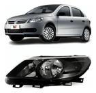 Farol Gol Saveiro G5 2008 2009 Á 2013 Máscara Negra Esquerdo