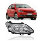 Farol Gol Voyage Saveiro G5 2009 Ate 2012 Duplo LD Mascara metalizada encaixe Arteb
