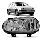 Farol golf 1998 a 2006 foco duplo s/auxiliar cromado