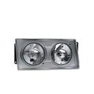 Farol H1 Moldura Cinza Man Caminhao Truck 2001 a 2005 Dir