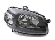 Farol h4 direito mascara negra fiorino novo uno 2010/2019