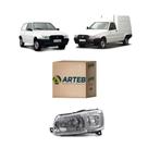 Farol h4 mascara metalizada fiat le