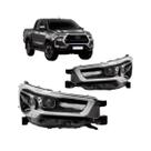 Farol Hilux Dianteiro Lado Esquerdo Srv Sr Srx Ano 2021 2022 2023 2024 Com Led Original