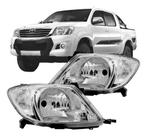 Farol hilux srv 2005/2008 cristal par