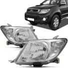 Farol Hilux Srv 2009 2010 2011 Cromado lado direito