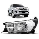 Farol hilux srv 2016 a 2017 elétrico com motor sem led