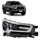 Farol Hilux SRV 2021 2022 2023 Com Led Cromado