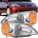 Farol Honda Civic 2001 2002 2003 2004 Pisca Ambar Esquerdo
