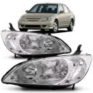 Farol honda civic 2004 2005 2006 elétrico sem motor
