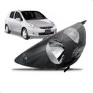 Farol Honda Fit 2003 2004 2005 2006 2007 Mascara Negra