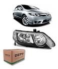 Farol Honda New Civic 2007 2008 2009 2010 2011 LD DEPO