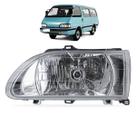Farol kia besta 2.7 2.2 1993 a 1998 lente plástico lado esquerdo