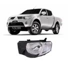 Farol L200 Triton 2005/2012 F. Simples Pisca Cristal Esquerdo Farol L200 Triton 2005/2012 F. Simples Pisca Cristal Esquerdo