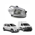 Farol Lado Direito Fiat Uno Fiorino Evo Vivace 2010/2015 Cromado