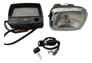 Farol + Lâmpada + Painel + Chave Mobilete/baikelete 4 Tempos