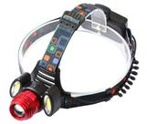 Farol Lanterna Cabeça Bike 3 Focos Led Recarregável T6 720 recomendo Farol Lanterna Cabeça Bike 3 Focos Led Recarregável T6 720 recomendo