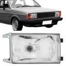 Farol Ld Gol Saveiro 1985 Ate 1986 Parati Voyage 1981 Ate 1986 lente de vidro Carcaça De Ferro Refrigerado Ate Agua H4