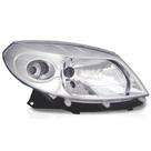 FAROL LD para SANDERO H4 C/ PISCA C/ CROMADA 08/11