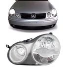 Farol ld polo hatch sedan 2003 04 05 2006 máscara cromada