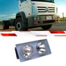 Farol Ld Titan 2000 Ate 2002Prata Com Carcaca Moldura Heavy Line